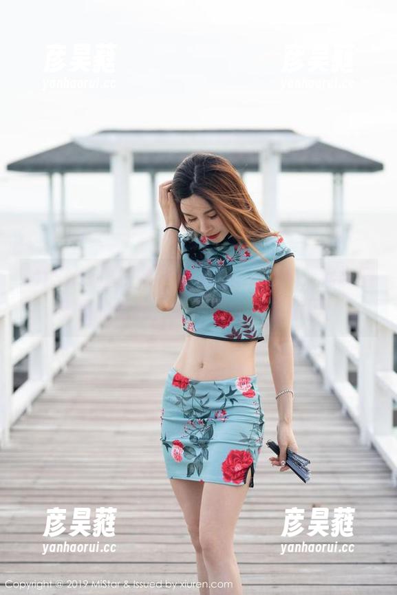 MiStar魅妍社 - 陈雅漫VICKY，棉袜图集里的福利，怎么看怎么有意思。