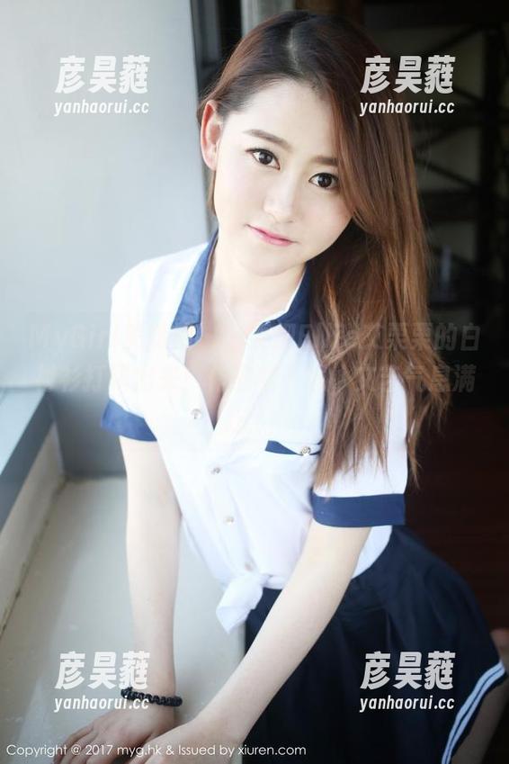 MyGirl美媛馆 - 我要把Ellie艾栗栗的白衬衫打印出来！作品集下载，文艺气息满分！