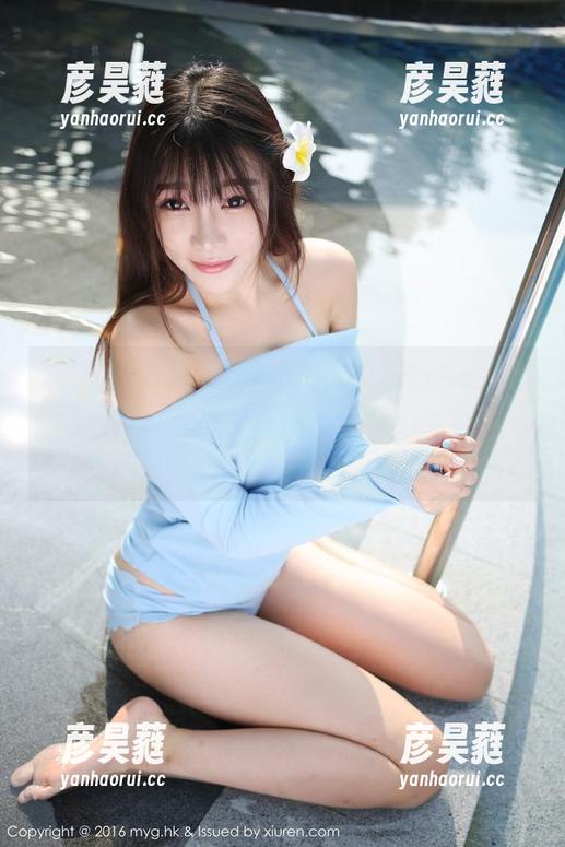 美媛馆 - Flower朱可儿的写真，黑丝内衣，仿佛在空间里游走，那种感觉，嗯……我再想想。