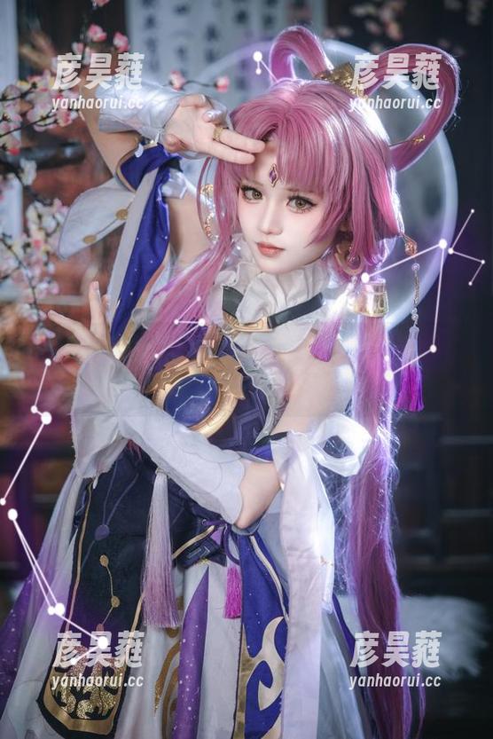 伊莉雅兔女郎Cos，图片上的花柒Hana你真的能抗拒吗？